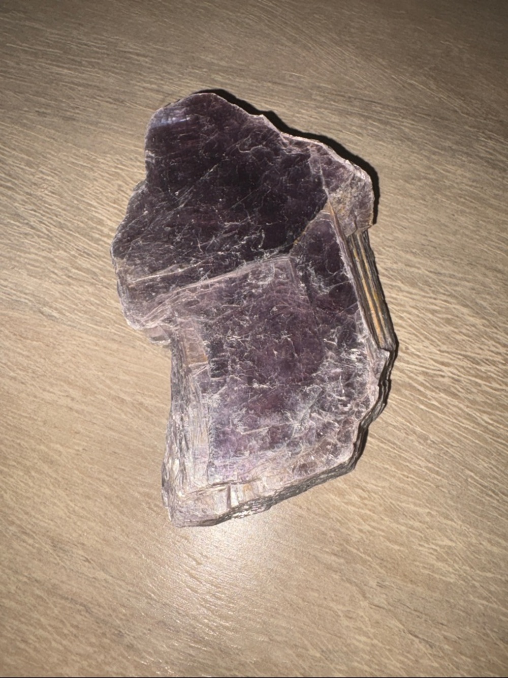 Raw Purple Lepidolite Crystal Chunk